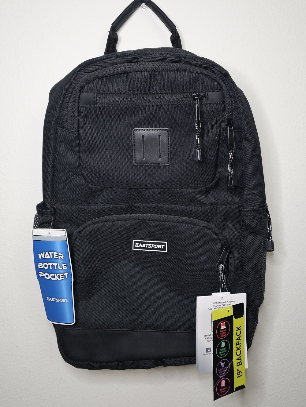 Eastsport Black Men's Everyday Backpack